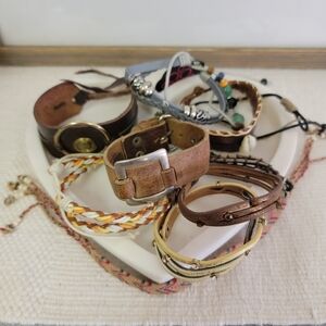 Leather & Cord Bracelets